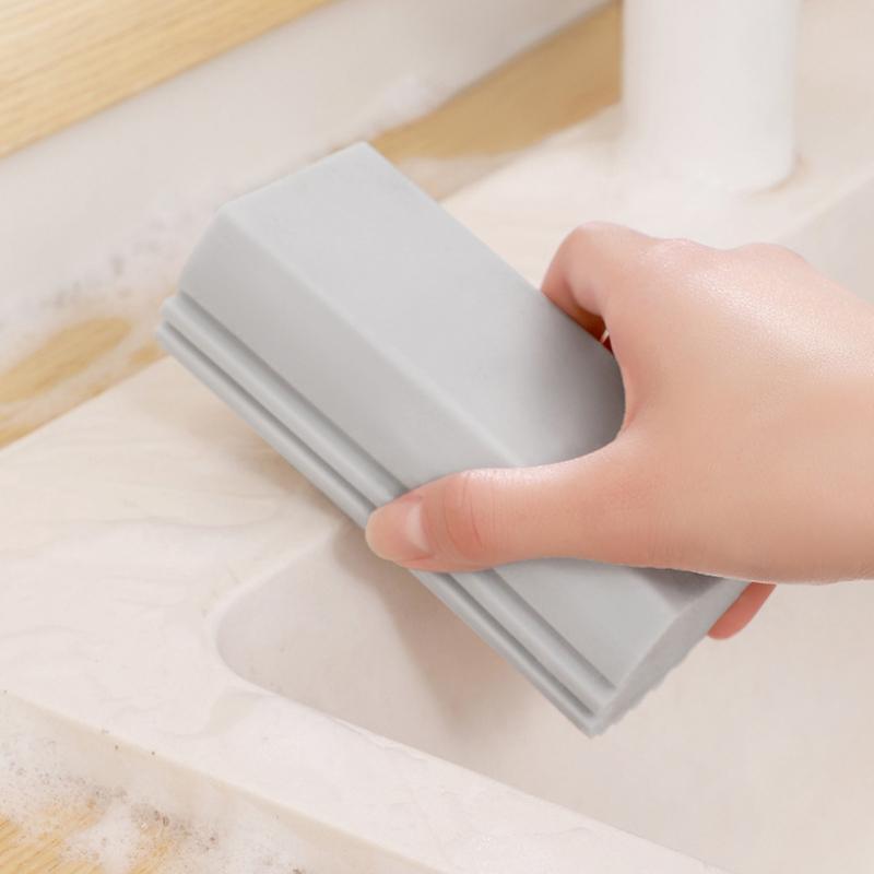 Ultra Absorbent Kitchen Sponge with Textured Surface for Strong Stain Removal and Glass Cleaning Tool