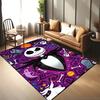 2026 Nuovo Cartone Animato di Natale The Nightmare Before Tappeto Regalo per Camera da Letto Soggiorno Casa Decorazione Divano, Decorazione per Bambini Tappetino per Pavimento
