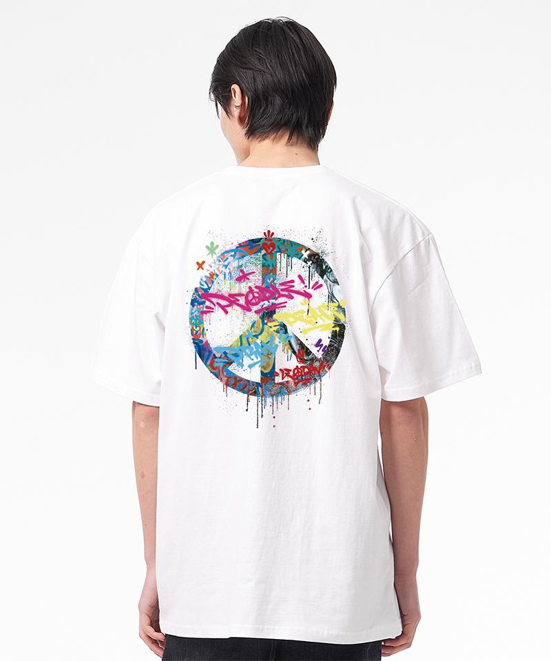 ARTISTWEAR [Atw X Leodav] Peacemaker Oversized Short Sleeve T-Shirt_Wh