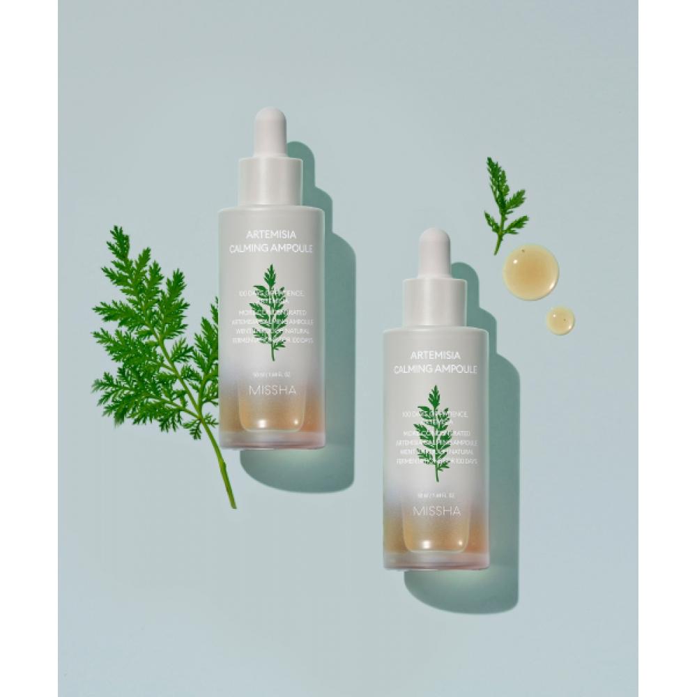 Missha [2 Pieces] Artemisia Soothing Ampoule 50ml FREE