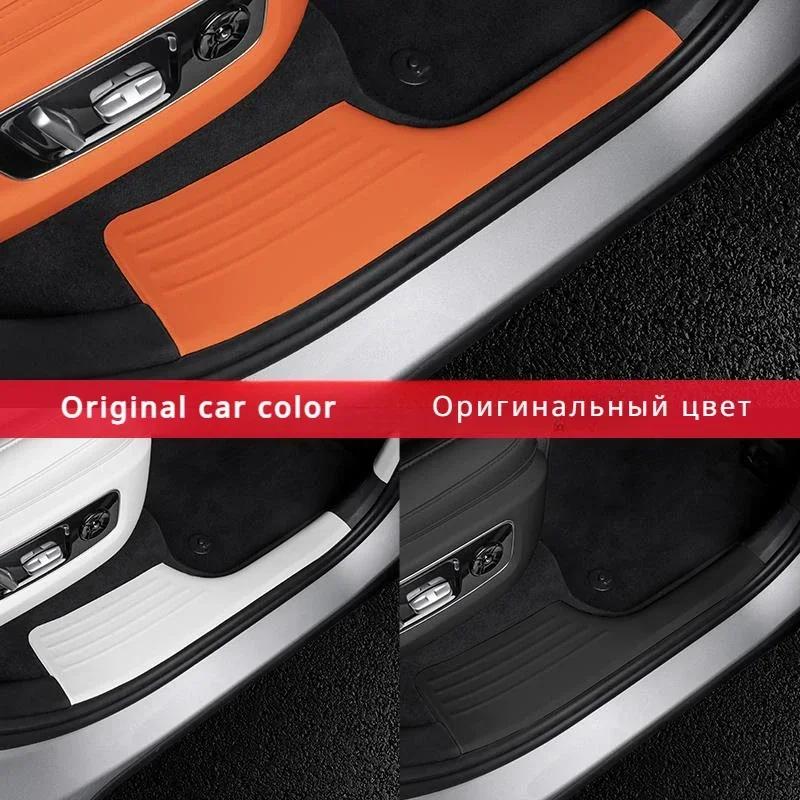 Car Door Threshold Strip Sticker for Li LiXiang L6 L7 L8 L9 2022 2023 2024 Car Door Leather Protective Sticker for Lixiang