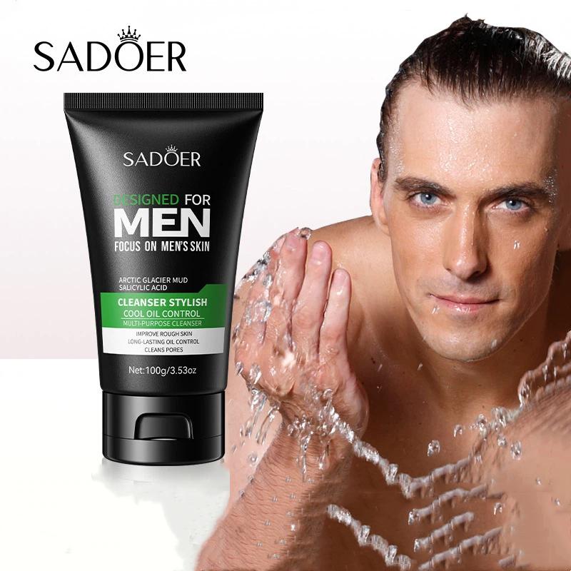

Sadoer Cool Facial Cleanser Refreshing Fragrance Deep Cleansing Moisturizing Moisturizing Pore Tightening Men S Facial Cleanser