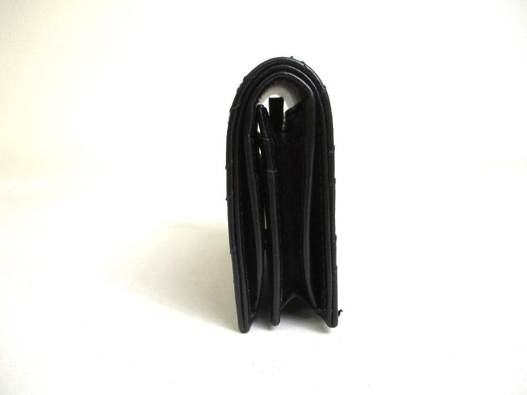 Authentic GUCCI GG Marmont Black Leather Bifold Wallet Compact Wallet #a451  Refurbished