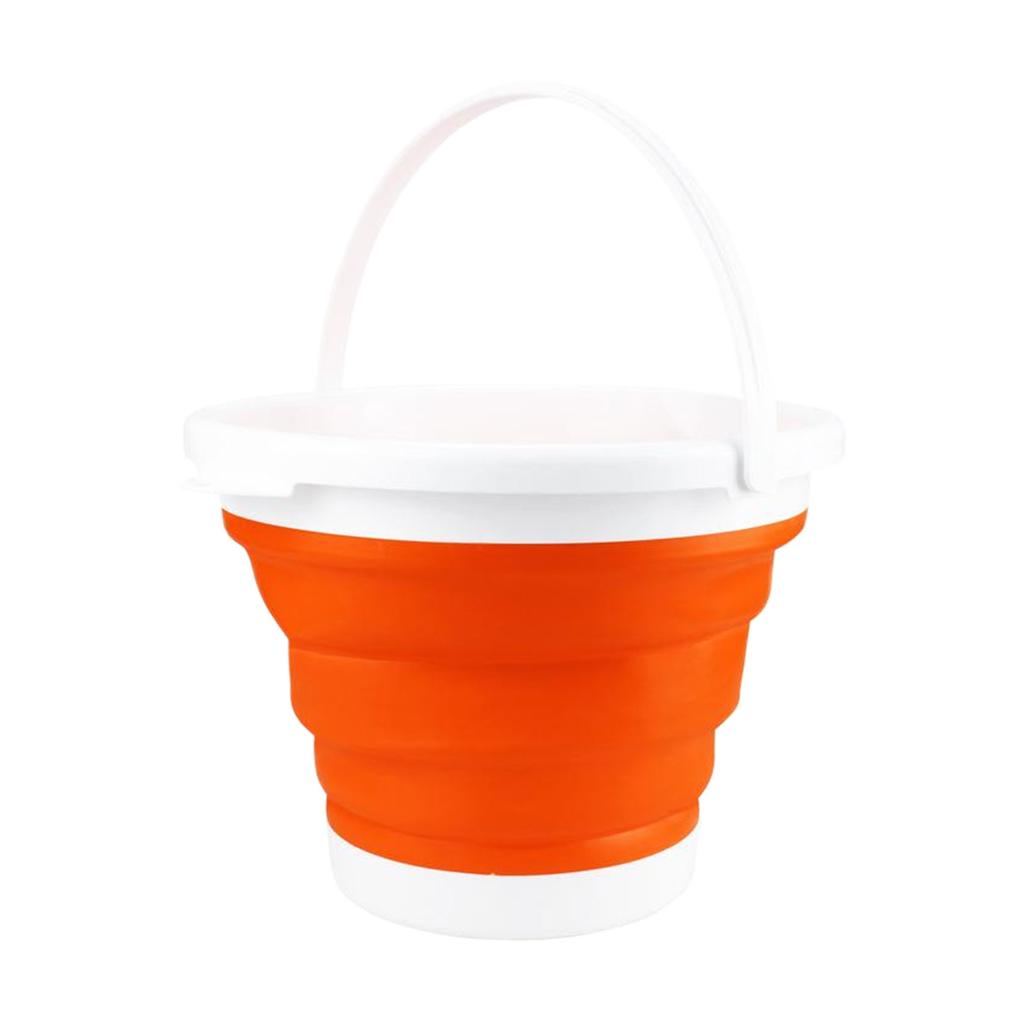 Folding Bucket Space-saving Solution For Outdoor Activities Childrens Outdoor Fishing Bucket