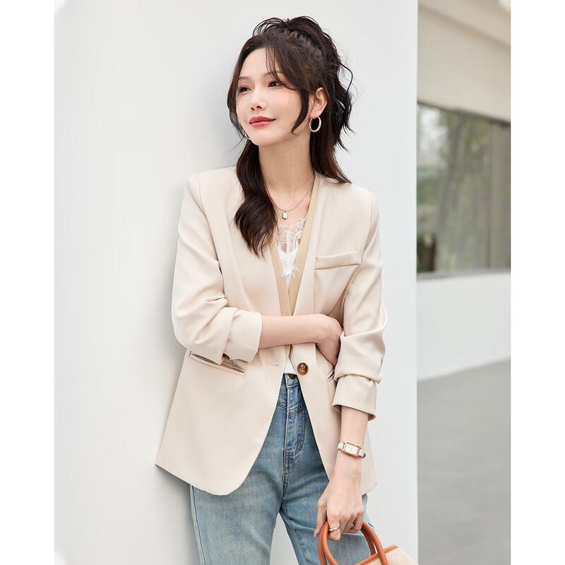 TERRE BLEUE Women's Casual Blazer Jacket