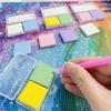 1/2PCS Silicone Diamond Painting Clay Cross Stitch 3x3cm Painting Scented Clay DIY Embroidery Accessories Enduring Stickiness