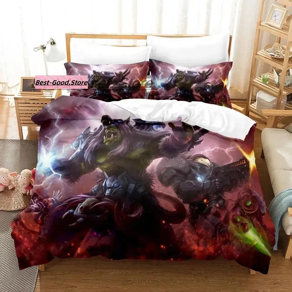 Game Heroes of the Storm Beding Set Single Twin Ful Quen King-Sized Dimensionsd Dimensions Bed Linen Set Aldult Kid Bedrom Duvetcover Sets Bed Shet