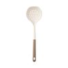 Heat-Resistant Silicone Kitchenware Set: Spatula, Soup Ladle, Slotted Spoon, Rice Spoon, Frying Pan Scraper, Oil Brush, and Flour Grabber.