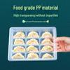 Disposable 10-Compartment Frozen Dumpling Storage Boxes (600 Sets)