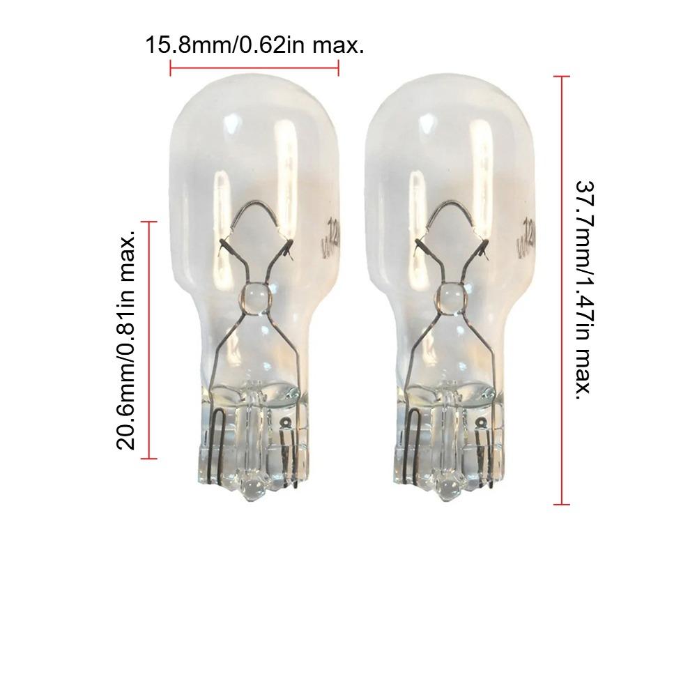 12V W16W T15 Auto Halogen Bulb Car Turn Signal Lights Reverse Lamps Motorcycle Amber White Landscape Floor Backup Light Bulbs Bulbs 7