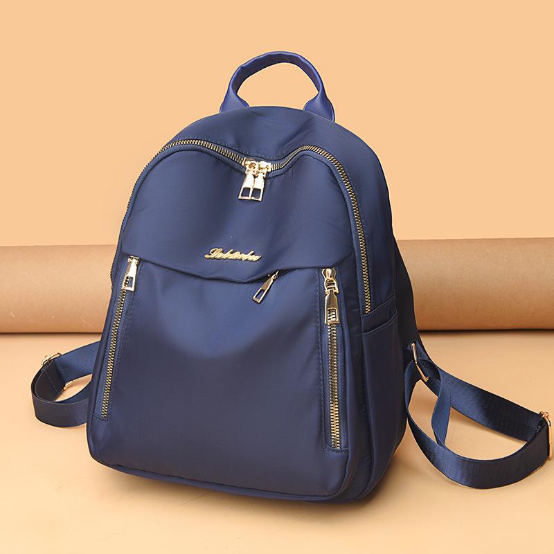 Women's Fashion Casual Nylon Bag Lightweight Women's Travel Backpack Trendy College Student School Bag Backpack