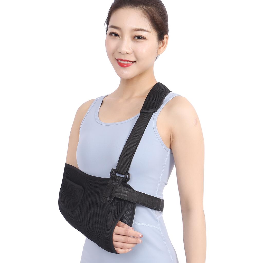 Forearm Fracture Medical Orthopedic Shoulder Immobilizer Adjustable Breathable Elbow Brace Support Belt Arm Sling for Broken