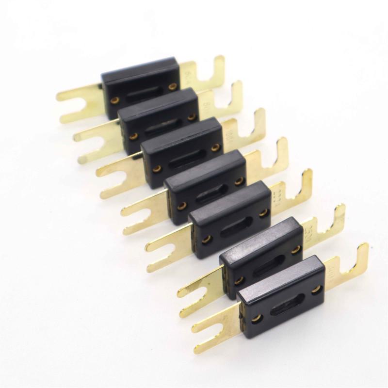 Gold-Plated ANL Car Audio Fuse Holder: 100/150/200A Fusible Link Blade