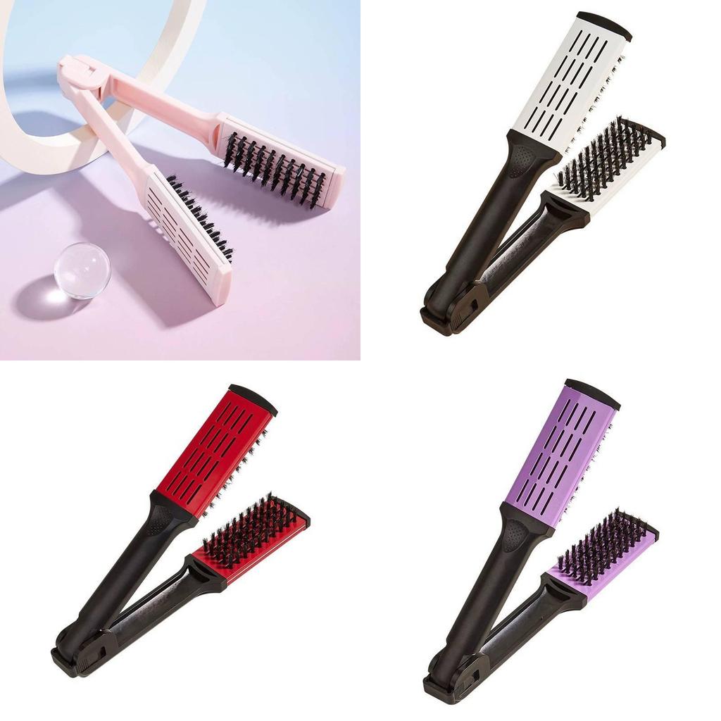 V Shaped Styling Comb With Abs Material For Women Hair Styling And Volume Boosting