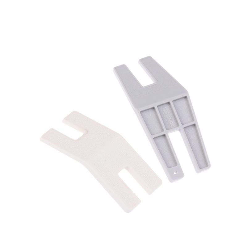 2Pcs Sewing Tool Plate Button Reed Presser Foot Hump Jumper For Chunky Denim And Hemlines Sewing Machines Accessories Parts