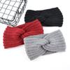 Bandeau Tressé Nœud Tête Croisée pour Femmes Automne Hiver Filles Accessoires Cheveux Couvre-chef Bandeau Élastique Accessoires Cheveux