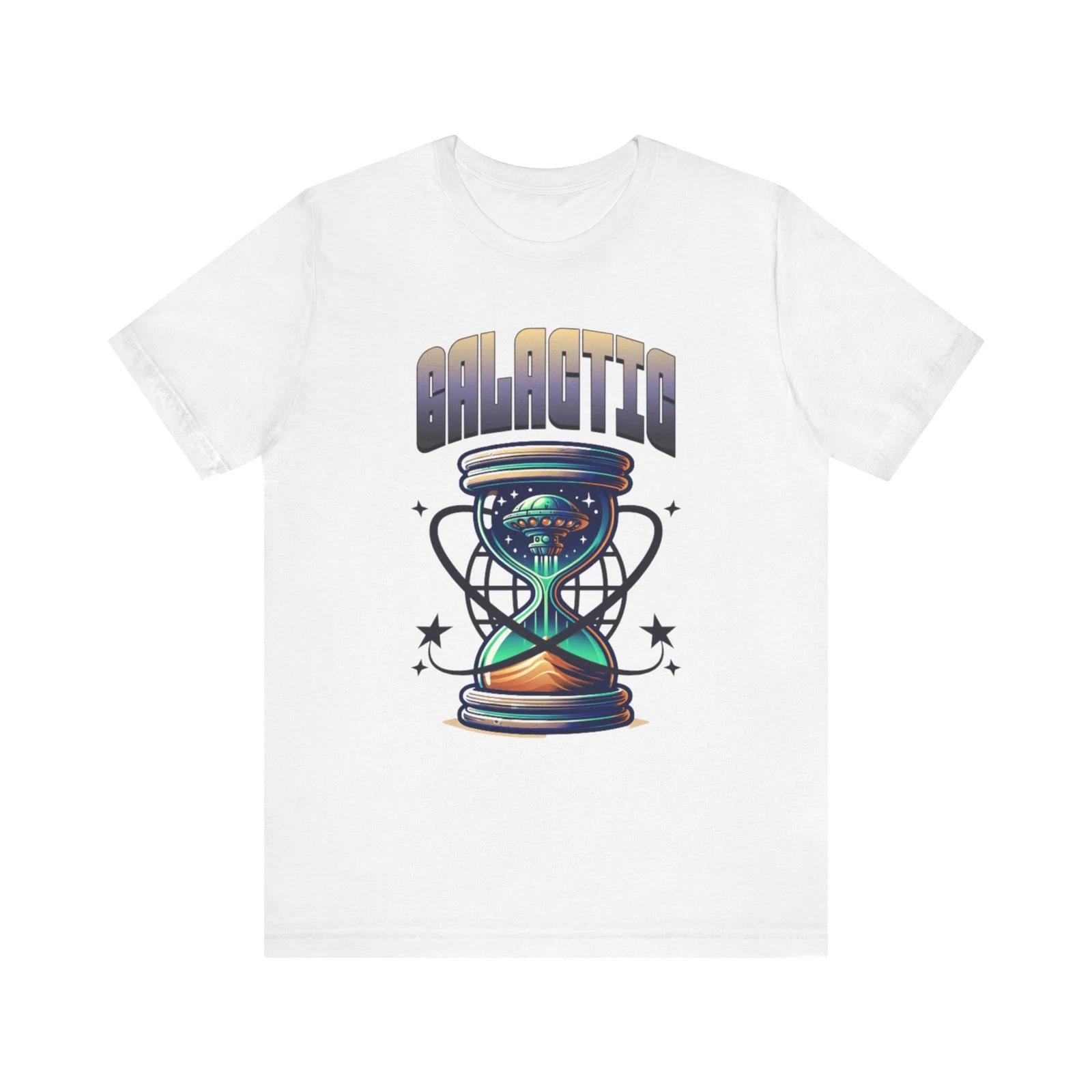 Neon UFO Beam T‑Shirt | Alien Abduction Graphic Tee 2XL