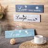 3 Pieces Rustic Wood Sign Wall Decor Live Love Blessed Family and Love Decoration for Home Kitchen Living Room No Frame