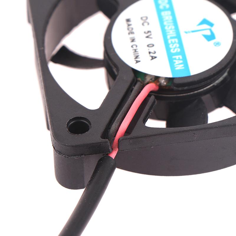 1Pc Dc5010 Silent Fan 5V Oily Usb Cable Humidifier Connector Pc Fan Cooler Heatsink Exhaust Cpu Cooling Fan Replacement Parts