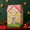 Dream Cabin Advent Calendar 24-Day Christmas Countdown Calendar Fantasy House Decorations Festive Gift for Kids Family Friends