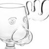 1-4PCS 240ml 8oz Christmas Vacation Moose Mug Christmas Reindeer Head Creative Elk Glass Wine Beer Water Juice Milk Glass