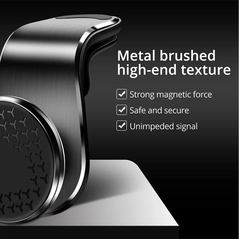 Kebidumei 360 Grad Drehbarer Magnetischer Navigations-Handyhalter Auto-Lüftungsschlitz Smartphone-Halterung GPS-Halterung Universal