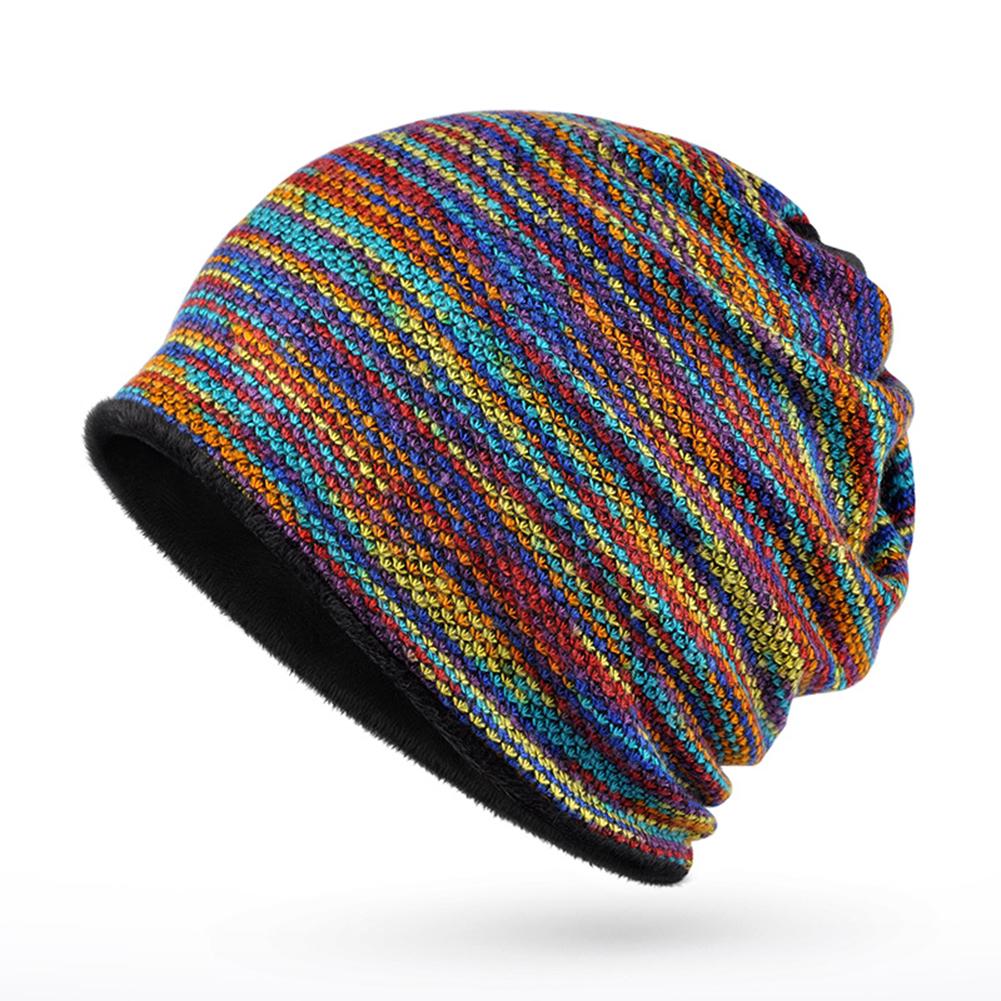 Outdoor Fashion Windproof Hat Colored Cotton and Polyester Fiber Hood Sleeve Cap Riding Neckerchief Scarf in Winter