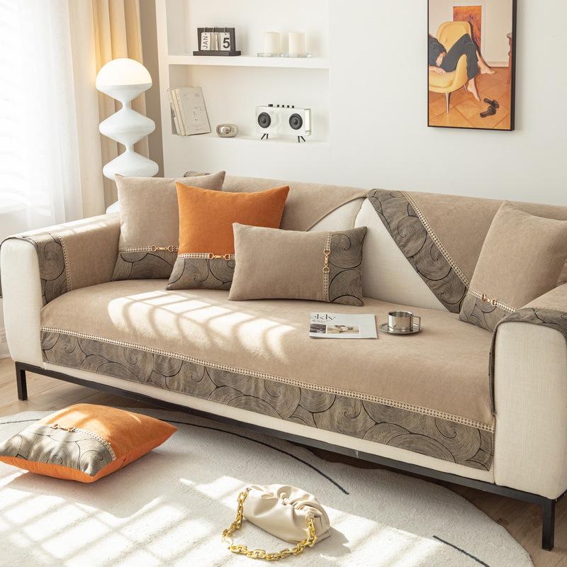 Modern Cover For Sofa Couch Non -Slip Sofa Cushion Furniture Protector Armchair Luxury Slip Covers