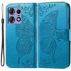 For Motorola Edge 50 Pro 5G Wallet Case Butterfly Imprinted PU Leather Phone Cover