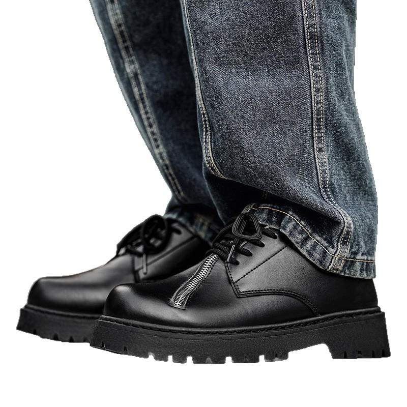 British Platform Casual Leather Shoes Derby Shoes