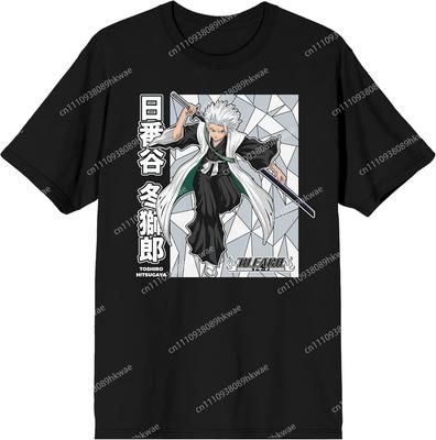 Bleach Toshiro Hitsugaya Unisexs Black Fashion Casual Funny TShirt S6XL