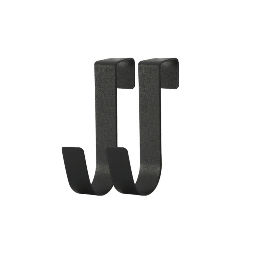 2Pcs Multi-Purpose S-Hooks Kitchen Cabinet Door Back Hook Hanging Rack Clothes Hat Towel Hanger Storage Hook Home Accessories