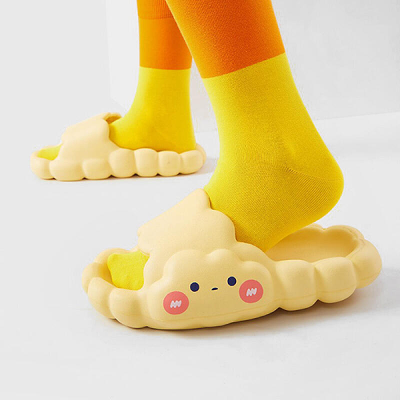 Wohnzimmer Schlafsaal Bodengeräuschdämmung Rutschfeste Wolken Hausschuhe LS780