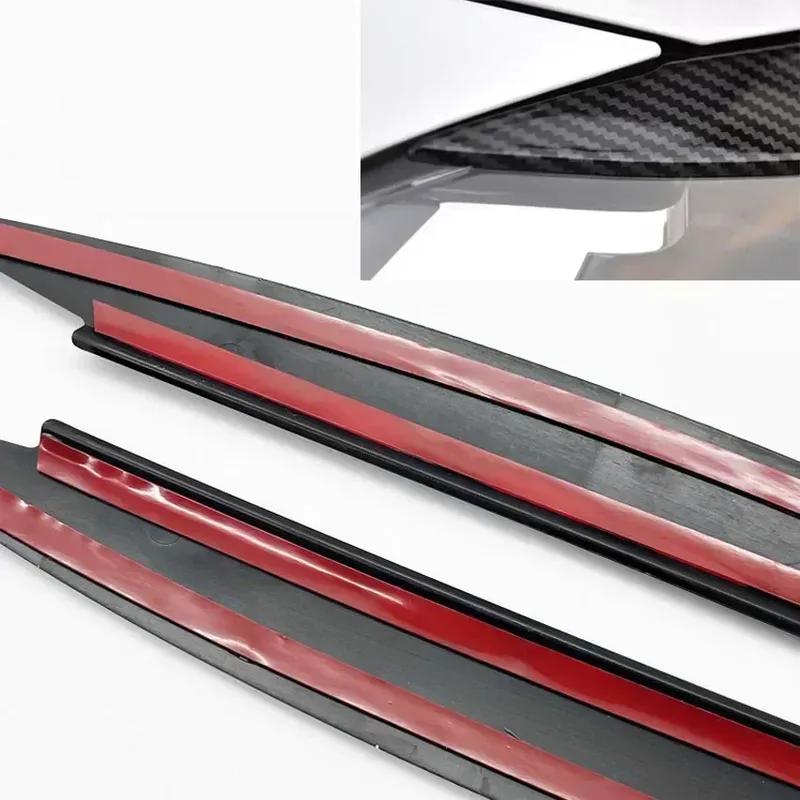 Headlights Eyebrow Eyelids Stickers Trim Cover  Accessories Body Kit For VW GOLF 7 7.5 VII MK7 MK7.5 GTI R GTE GTD 2013-