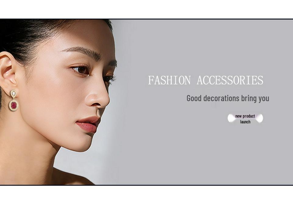 Elegant Jade Egg Face Earrings with Diamonds - Versatile Luxury Ear Clips for Women