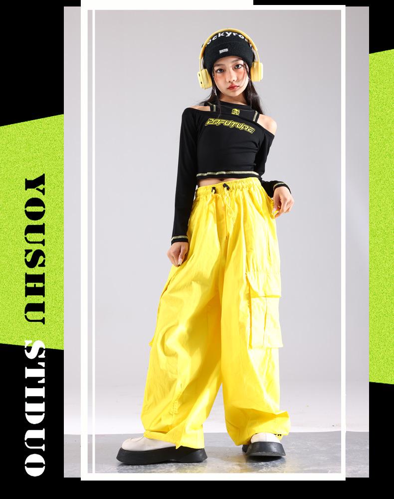 Trendiges Jazz-Tanzkostüm-Set für Mädchen für Auftritte und Laufstege