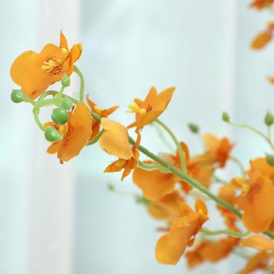 Artificial Phalaenopsis Flower Real Touch Faux Butterfly Orchid Branch for Tall Vase Wedding Home Office Party Hotel Decoration