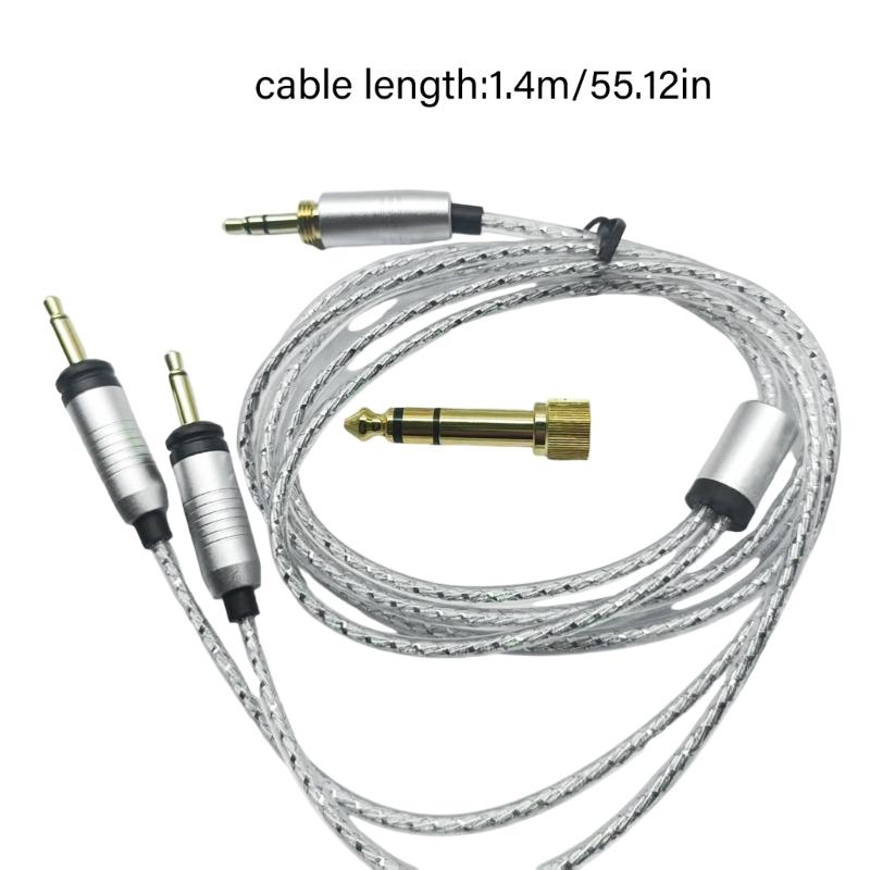 Headphone Replacement Cord with Reinforced PVC Construction Clear Signal Transmission for Studio Equipment