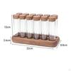 Single Dose Coffee Bean Storage Tubes Container 12 with Sealed Lid Dustproof
