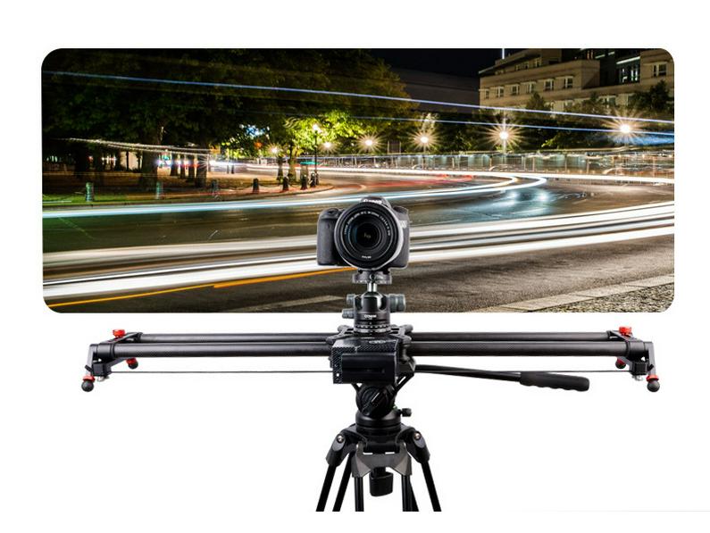 8K Electric Carbon Fiber Camera Slider HM80S for DSLR Timelapse & Follow Focus Photography
