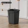 Extra Large Household Trash Bin with Lid for Kitchen, Bathroom, Hotel, or Outdoor Use