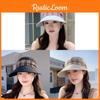Casual Large Brim Sunshade Hat With Adjustable Fit For Beach And Garden Use