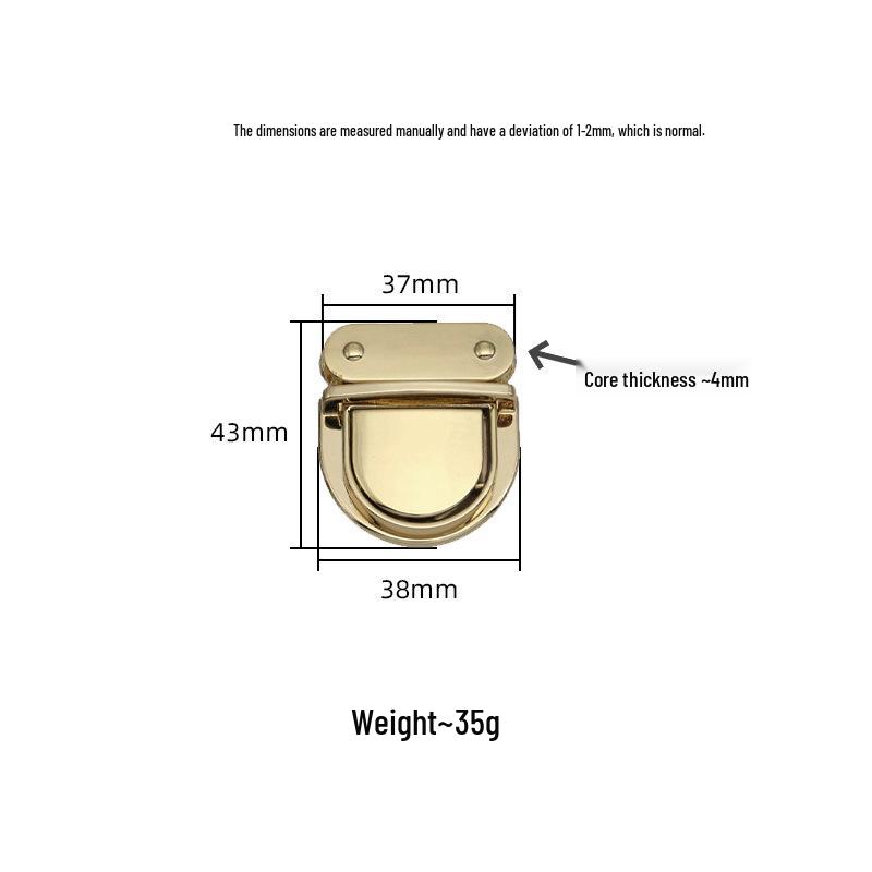 

Round Head Plug Lock for Luggage and Leather Bags – Metal Buckle Accessory Antique