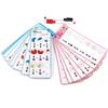 15PC Erasable Flashcards For Learning Basic Arithmetic Operations Suitable For Children, School Training, And Early Education 20ml
