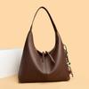 Large Capacity Tote Bag Vintage Shoulder Underarm Bag