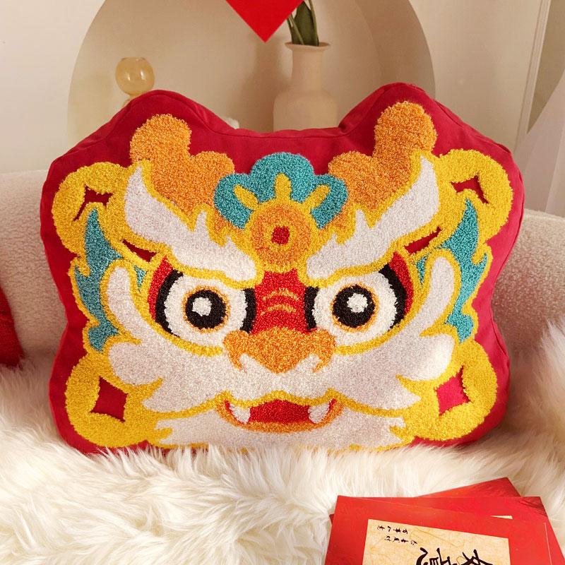 Embroidery Velvet Cushion Cover Luxury European Pillow Cover Gold PillowCase Geometry Home Decorative Sofa Throw Pillow