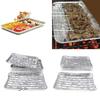 40pieces Aluminum Foil For Outdoor Cooking Disposable Aluminum Foil Barbecue Grilling Trays Safe