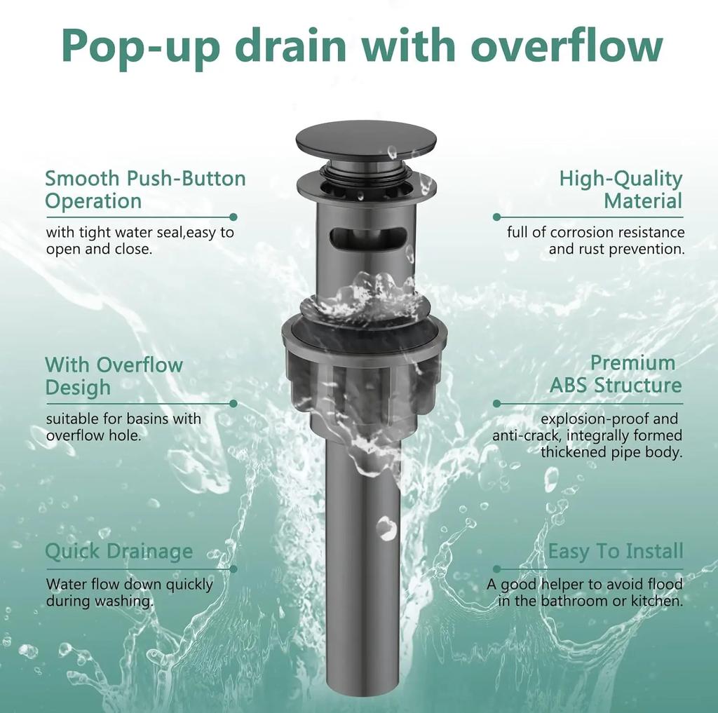 3 Patterns Bathroom Pull Out Taps Faucet with Pull Down Spray Swivel Spout Faucet Bathroom Sink Single Hole Pull Out Faucet