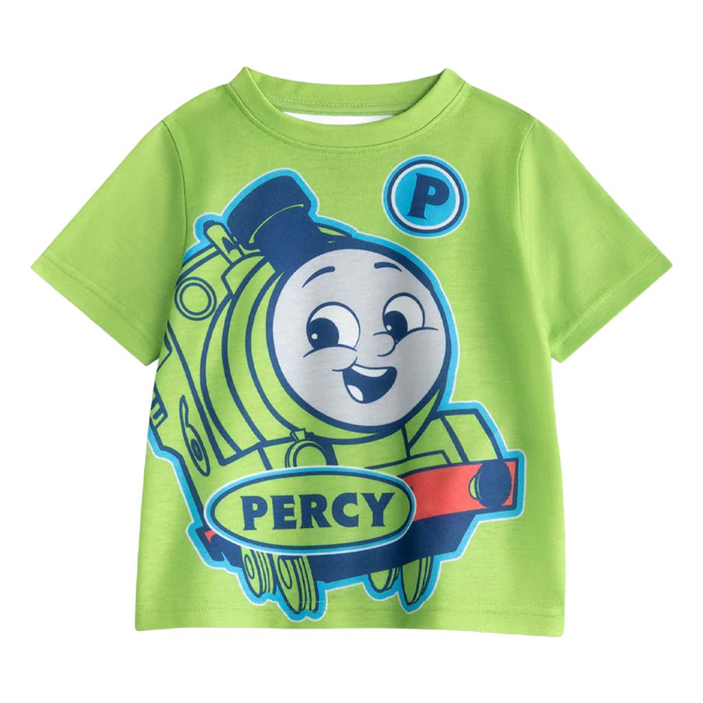 Thomas And Friends Boys Thomas And Percy Short-Sleeved Long Pyjama Set (Pack of 2)