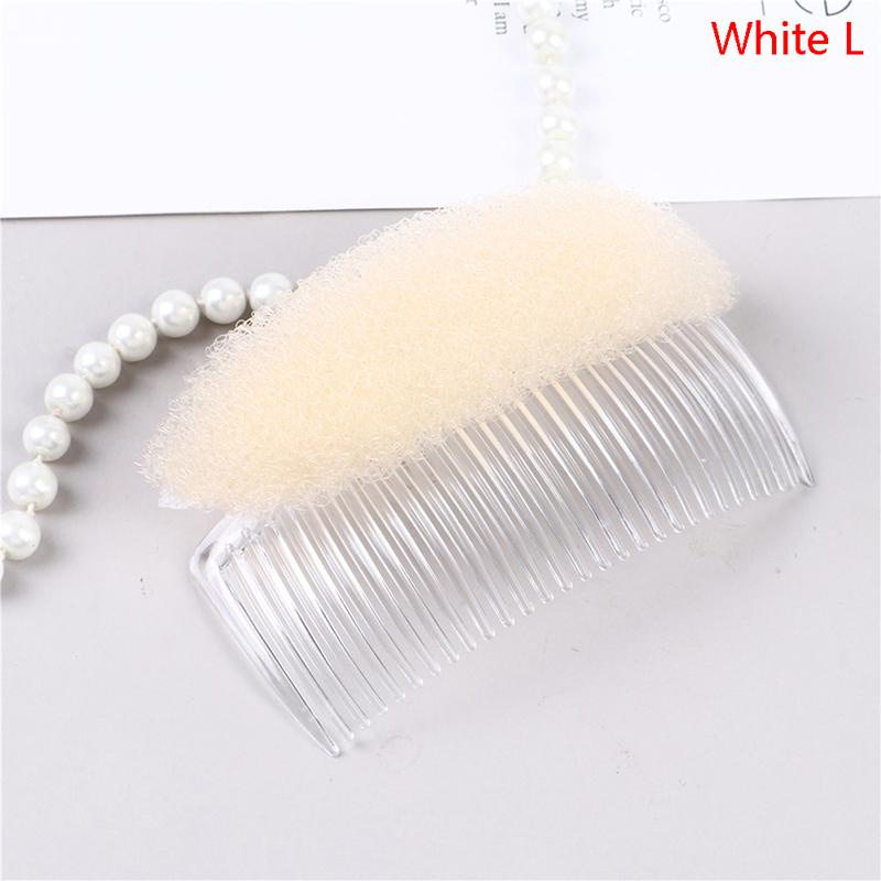 1/2/3/8Pc Black Bump It Up Volume Reusable Hair Fluffy Sponge Hair Base Styling Insert Tool Hair Puff Sponge Clip Hair Bun Maker